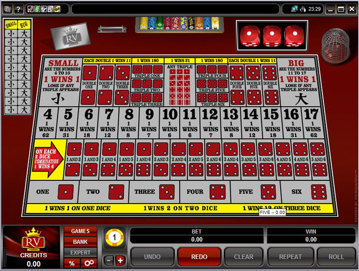 sic bo gambling