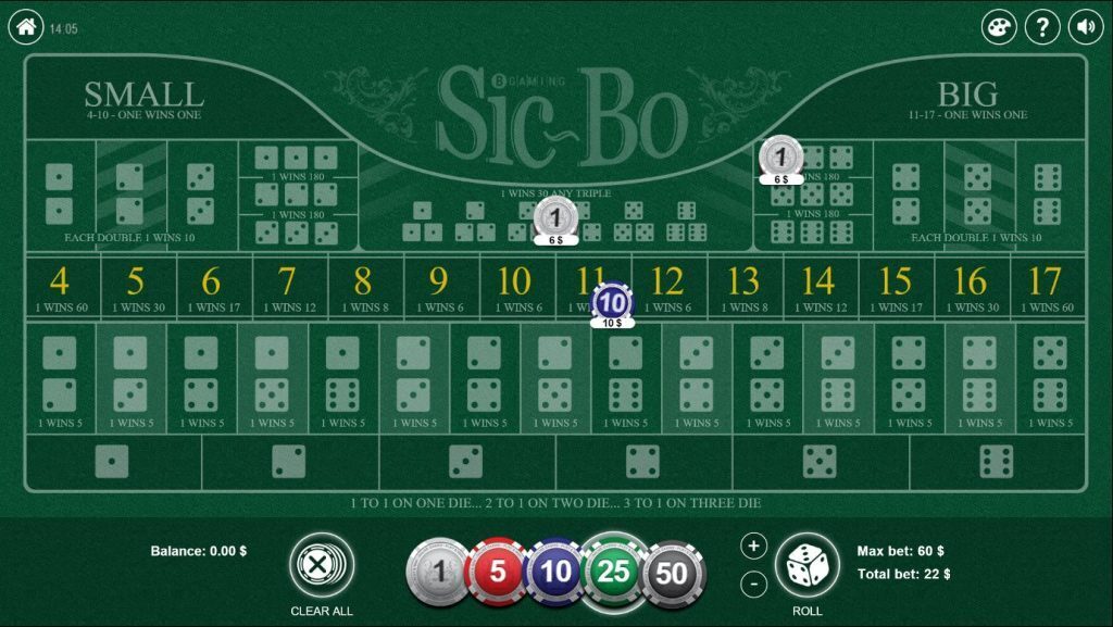 sic bo gambling