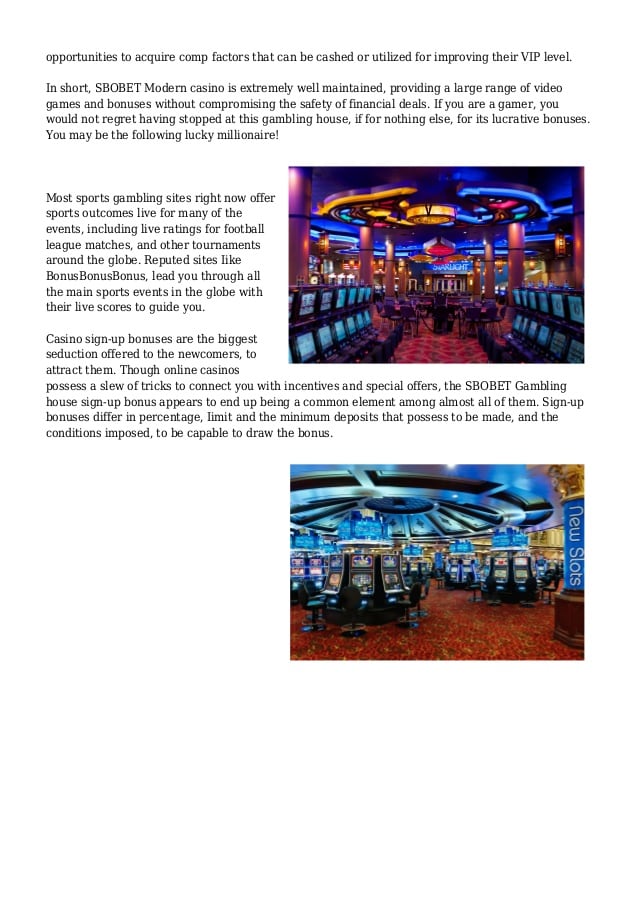sbobet gambling